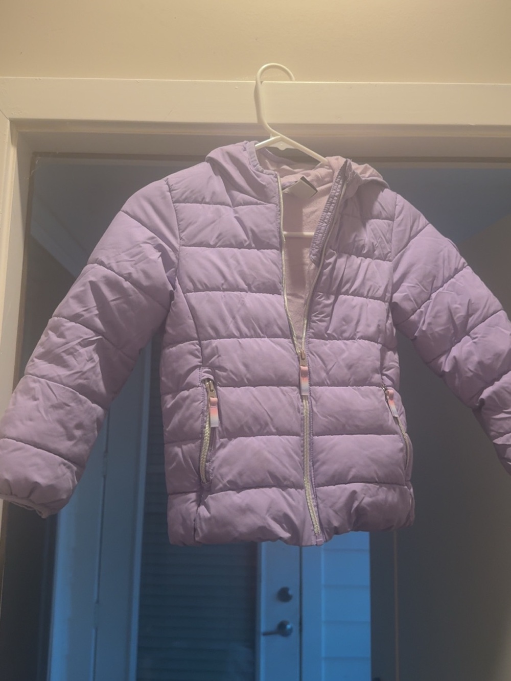 Kids Lightweight Quilted Jacket - Lavender